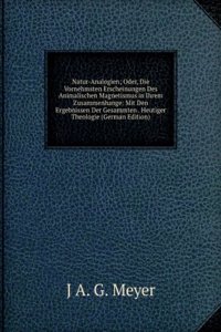 Natur-Analogien; Oder, Die Vornehmsten Erscheinungen Des Animalischen Magnetismus in Ihrem Zusammenhange: Mit Den Ergebnissen Der Gesammten . Heutiger Theologie (German Edition)