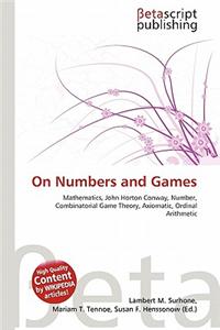 On Numbers and Games