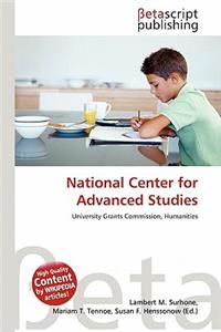 National Center for Advanced Studies