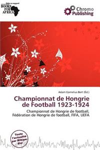 Championnat de Hongrie de Football 1923-1924