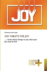 200 Tablets for Joy