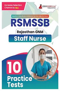 RSMSSB GNM - Staff Nurse (English Edition) Exam Book Rajasthan Staff Selection Board 10 Full Practice Tests with Free Access To Online Tests