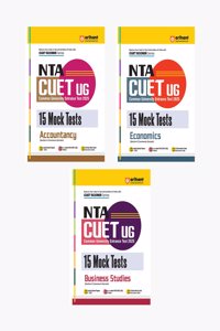 Arihant NTA CUET UG 15 Mock Test For Section 2 Commerce Domain Accountancy, Economics & Business Studies Exam Book For CUET 2025