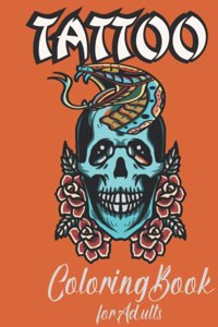 Tattoo Coloring Book For Adults