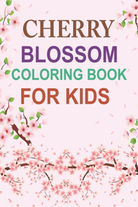 Cherry Blossom Coloring Book For Kids