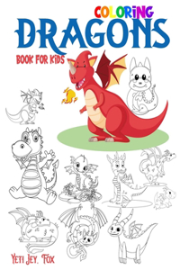 Dragons coloring book for kids