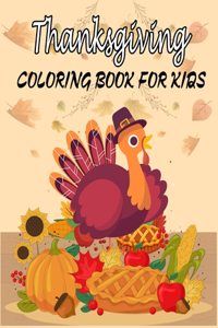 Thanksgiving Coloring Book For Kids