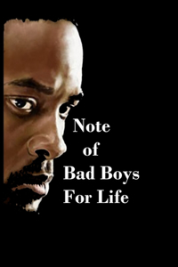 Note of bad Boy for life