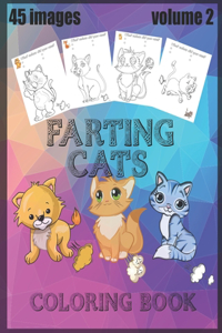 farting cats coloring book volume 2