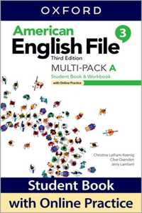 American English File Level 3 Student Book/Workbook Multi-Pack a with Online Practice