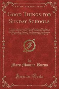 Good Things for Sunday Schools