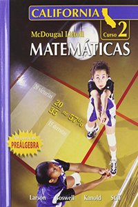 McDougal Littell Middle School Math California: Student Edition (Spanish) Course 2 2008