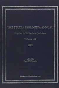 Studies in Hellenistic Judaism