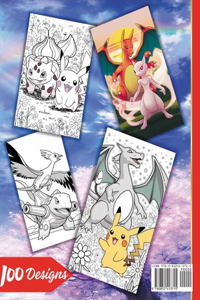 Pokémon Coloring Book: Amazing Fun Coloring Adventures for Kids, Draw Deluxe Edition