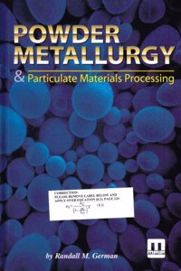 Powder Metallurgy & Particulate Materials Processing