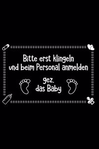 Beim Personal melden - Baby