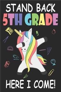 Stand Back 5th Grade