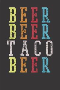 Taco Beer Taco Beer Notebook Journal