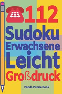 112 Sudoku Erwachsene Leicht Großdruck