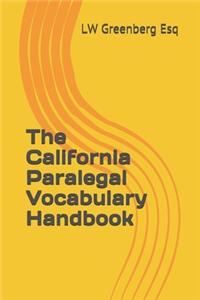 California Paralegal Vocabulary Handbook