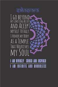 Sahasrara Chakra Yoga Notebook Journal