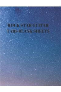 Rock Star Guitar Tabs Blank Sheets