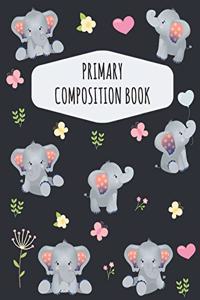 Elephant Primary Composition Book