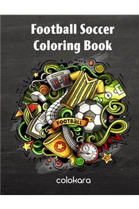 Football Soccer Coloring Book