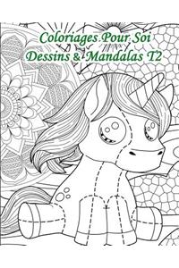 Coloriages Pour Soi - Dessins Et Mandalas T2