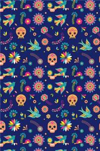 Day Of The Dead Pattern Sugar Skull Santa Muerte 25
