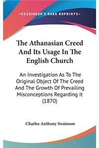 The Athanasian Creed and Its Usage in the English Church