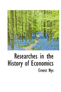 Researches in the History of Economics