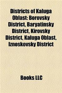 Districts of Kaluga Oblast