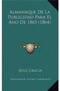 Almanaque De La Publicidad Para El Ano De 1865 (1864)