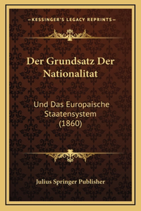 Der Grundsatz Der Nationalitat