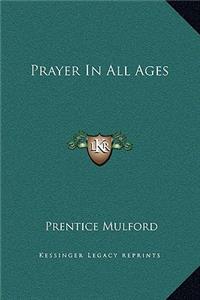 Prayer In All Ages