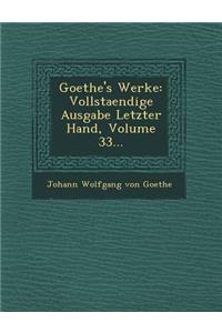 Goethe's Werke