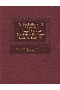 A Text-Book of Physics