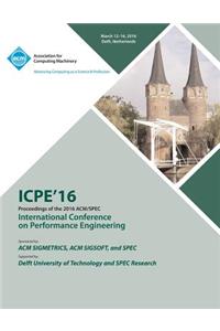 ICPE 16 7th ACM/SPEC International Conference on Performance Engineering