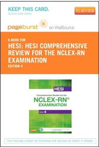 Hesi Comprehensive Review for the Nclex-RN Examination - Elsevier eBook on Vitalsource (Retail Access Card)