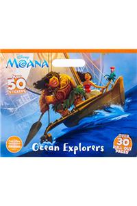 Disney Moana Ocean Explorers Coloring Floor Pad: Over 30 Pull-Out Pages