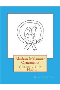 Alaskan Malamute Ornaments