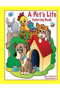 Pet's Life Coloring Book