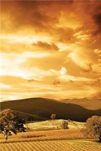 Autumn Horizon Grid Notebook
