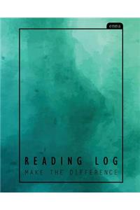My Reading Log: For Book Lovers Journal: 110 Pages with Book Rating Stars Inside: Pastel Watercolor Design