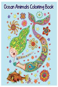 Ocean Animals Coloring Book