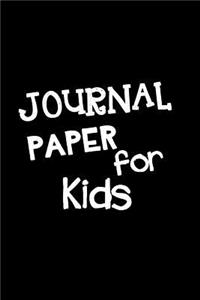 Journal Paper For Kids