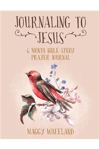 Journaling to Jesus: 6 month bible study-prayer journal