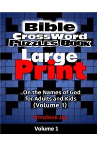 Bible Crossword Puzzles book Large Print