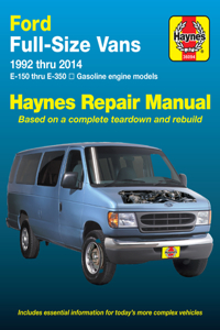 Ford full-size E-150-E-350 petrol vans (1992-2014) Haynes Repair Manual (USA)
